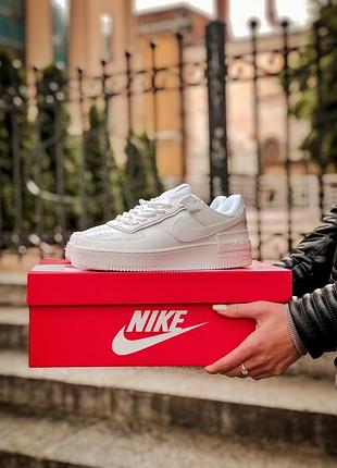 Nike air force 1 jester sneakers in triple white online