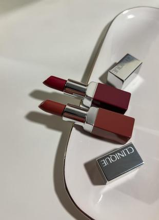 Помада clinique pop lip colour + primer (love pop, blush pop) повнорозмір, нова