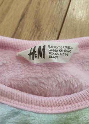 Теплые флисовые кофты h&amp;m, decathlon)я девочку 4-5-6 р.2 фото