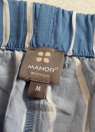 Легкие брюки на высокой посадке manor3 фото