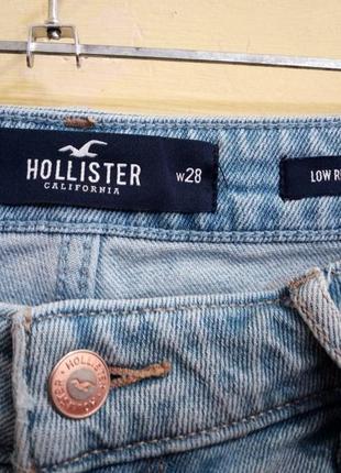 Hollister  джинсовые  шорты с вышивкой w 283 фото