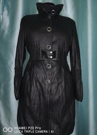 Jaques locci италия плащ кожа р. 44-46