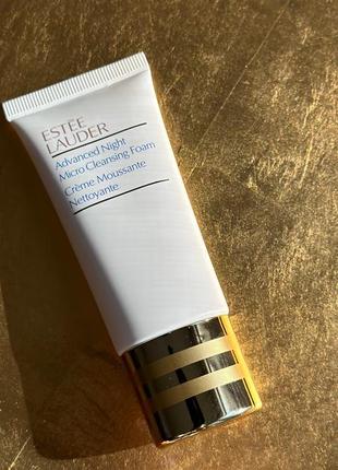 Пінка для вмивання estee lauder advanced night micro cleaning foam