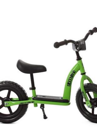 Біговел дитячий profi kids m 5455-2 зелений, 12 дюймів