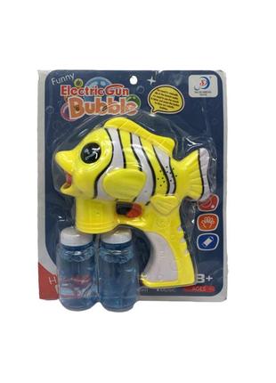 Генератор мильних бульбашок "риба-клоун" 6214 зі світлом та звуком