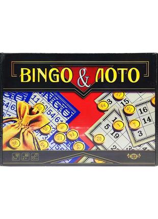 Настольная игра "bingo & лото" мастер mkl1005