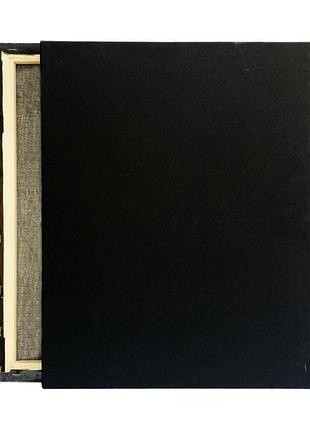 Холст на подрамнике "черный" art craft 13025 40х40 см