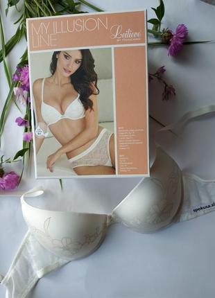 Бюстгальтер з гладкою чашкою leilieve 9117 колір шампань гладкий лійливий