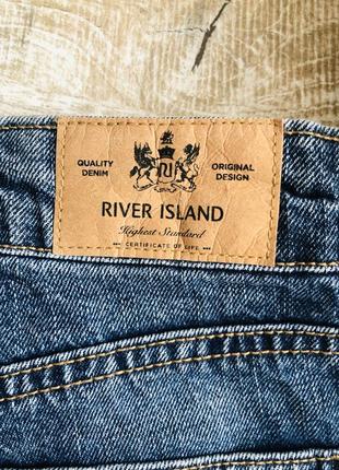 Джинсовые шорты river island открытые модные стильные4 фото