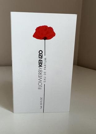 Kenzo flower eau de parfum пробник