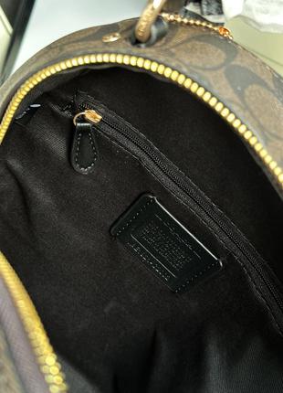 Coach jordyn backpack in signature canvas5 фото