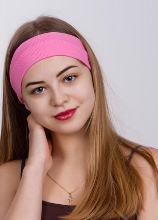 Пов'язка на голову "рожева"