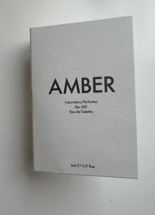 Amber laboratory perfumes edt миниатюра1 фото