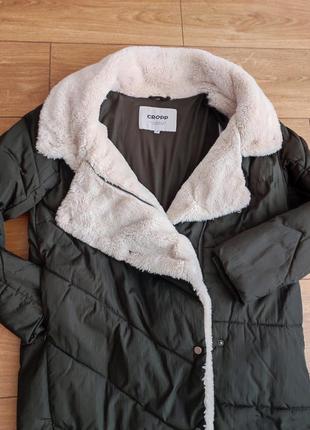 Куртка -пальто жіноча (croop)2 фото