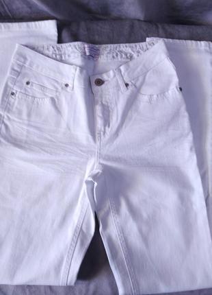 Білі жіночі джинси, стрейчеві, рр.36,401 фото