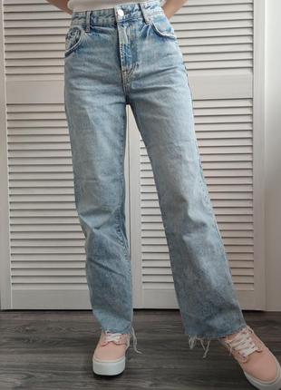 Широкі ультрамодні джинси кльош палаццо3 фото