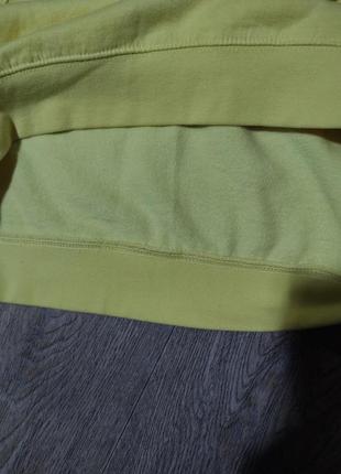 Мужской свитшот оверсайз / boohoo / кофта на флисе / свитер / жёлтый свитшот / мужская оде...