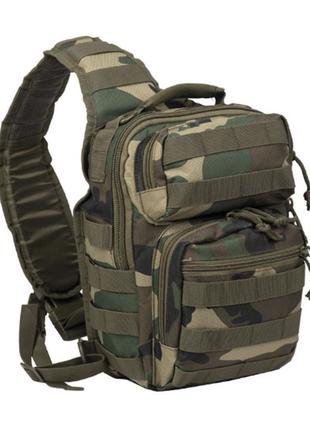 Рюкзак тактический одно лямочный "mil-tec" - мультикам