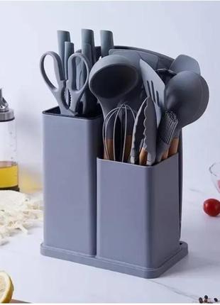 Кухонный набор ножей и аксессуаров 20 предметов1 фото