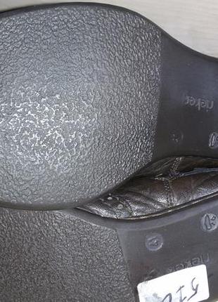 Кожаные утепленные ботинки rieker размер 40- 40 1/2 (27 cм)8 фото