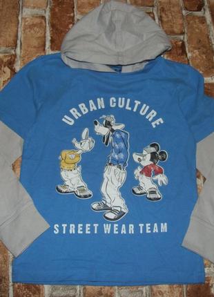 Реглан мальчику с мики 6 - 7 лет