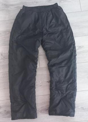 Теплые брюки на флисе