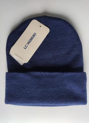 Шапка beanie lc waikiki blue, one size1 фото