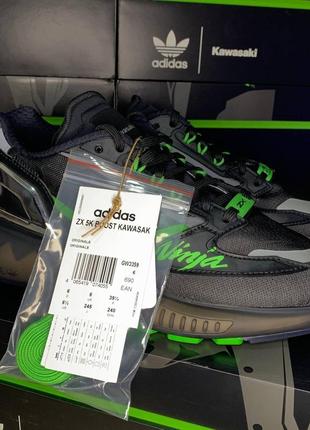 Кроссовки adidas zx 5k boost x kawasaki2 фото