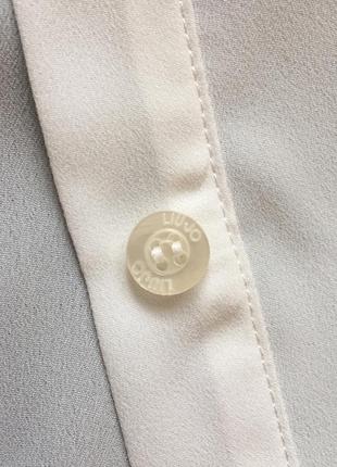 Новая элегантная шифоновая блузка с элементами кружева, liu jo, размер l6 фото