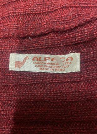 Кардиган альпака перу 5