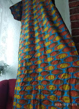 Яскраве ошатне плаття розмір 54