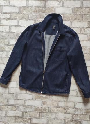 Блейзер h&amp;m джинсовая куртка на молнии1 фото