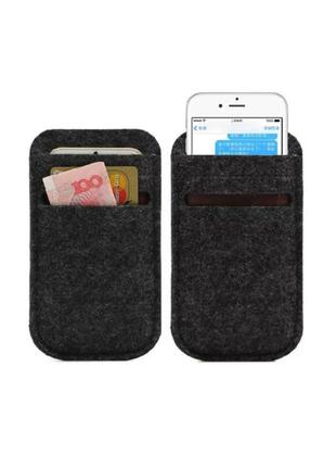 Захисний чохол для телефонів до 6.4", універсальний кейс, міні гаманець для ключів, грошей, карт, органайзер, чохол для iphone , чохол для айфона
