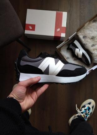 New balance 327 black and grey