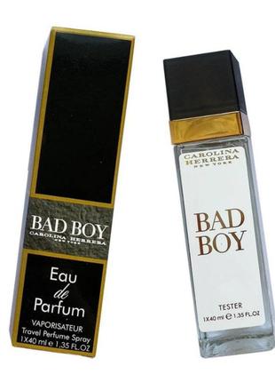 Carolina herrera bad boy мужской парфюм 40 ml