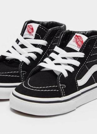 Vans.оригинал.есть видеообзор.из англии.есть видеообзор.сникерсы sk8-hi с замшевыми вставками.2 фото