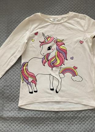 Єдиноріг реглан кофта футболка с единорогом