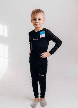 Дитяча підліткова термобілизна універсальна мікродайвінг начос кофта штани