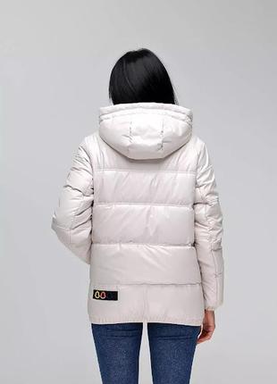 Куртка женская демисезонная, стеганая, 2 тона, р.44-54, украина3 фото