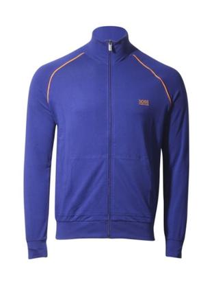 Зипка, олимпийка, кофта hugo boss men's mix-and-match jacket zip-up training jersey medium blue1 фото