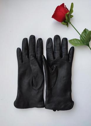 Стильные классические кожаные перчатки h&m  швеция3 фото