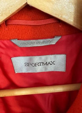 Женское шерстяное пальто max mara sportmax4 фото