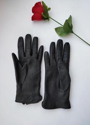 Стильные классические кожаные перчатки h&m  швеция5 фото