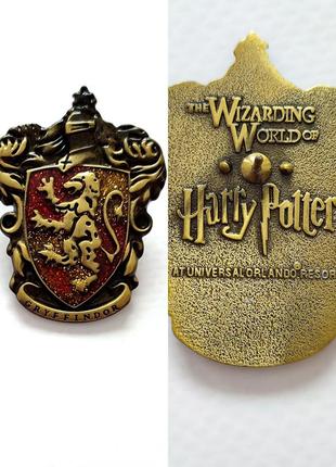 Значок грифиндор из гарри поттера пен металлический бронзовый harry potter gryfffindor факультет фильма фанаты косплей