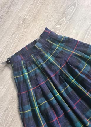 Шерстяная юбка, кильт, винтажная юбка8 фото