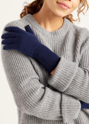Женские фирменные вязанные перчатки primark