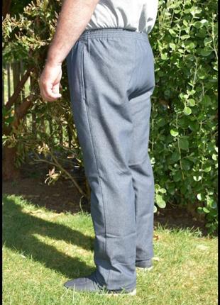 Комфортные джинсовые стрейчевые брюки унисекс3 фото