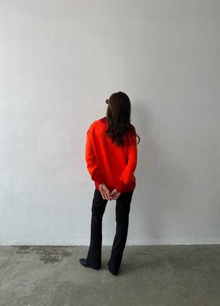 Яркий базовый свитер3 фото