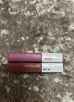 Стойкая матовая помада- блеск maybelline new york superstay3 фото