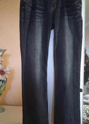 Красивые демисезонные джинсы от yessica большого размера 54-563 фото